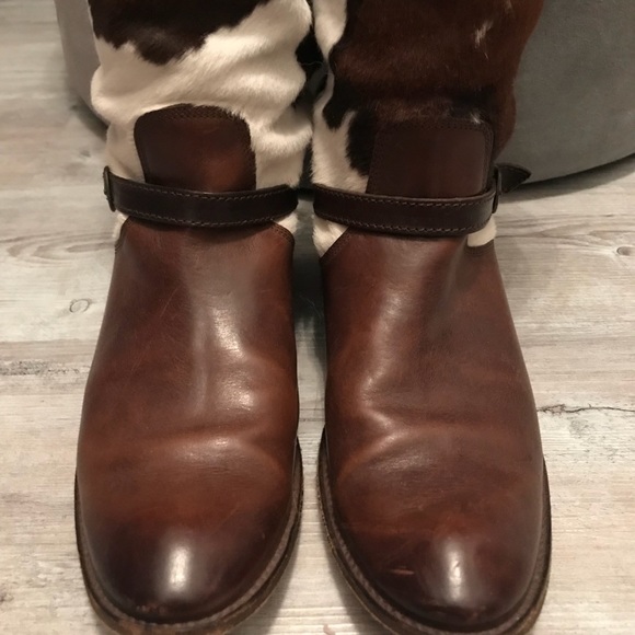 Frye extremely rare calf hair boots size 9 - Picture 5 of 8